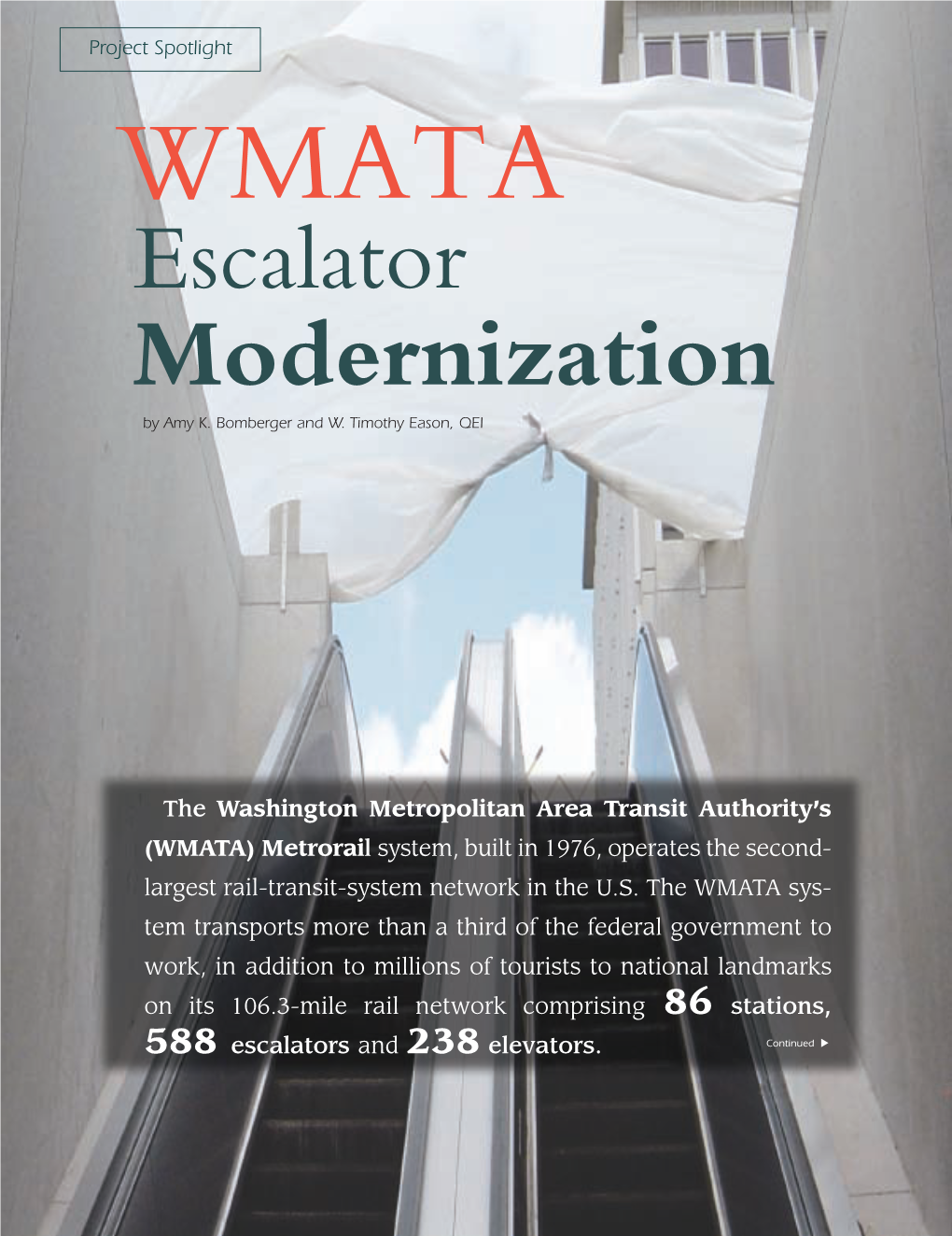 WMATA Escalator Modernization by Amy K
