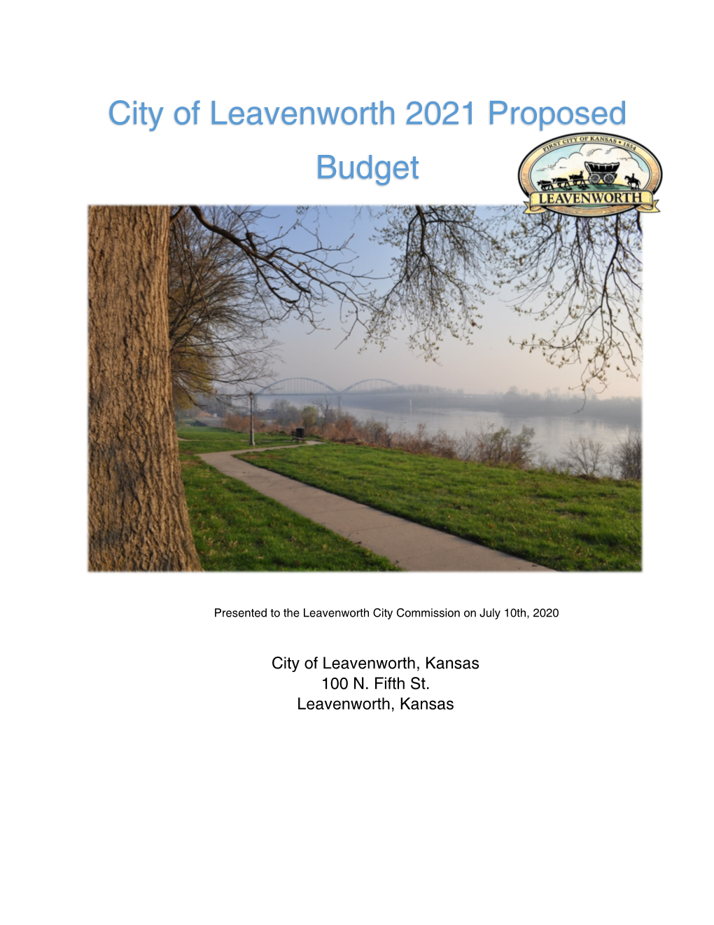 City of Leavenworth 2021 Proposed Budget