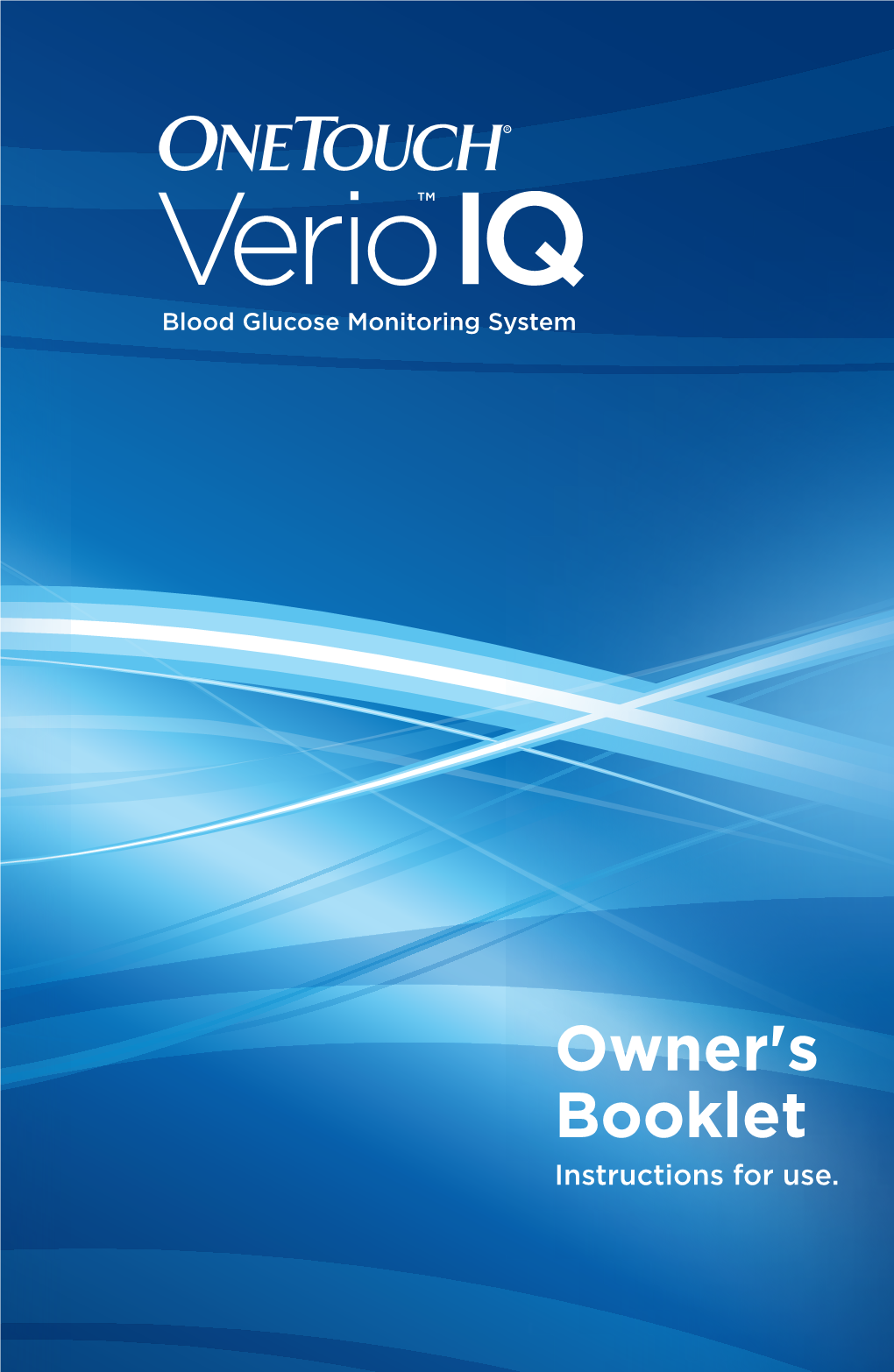 Onetouch® Verio™IQ Owner's Booklet Canada English/French