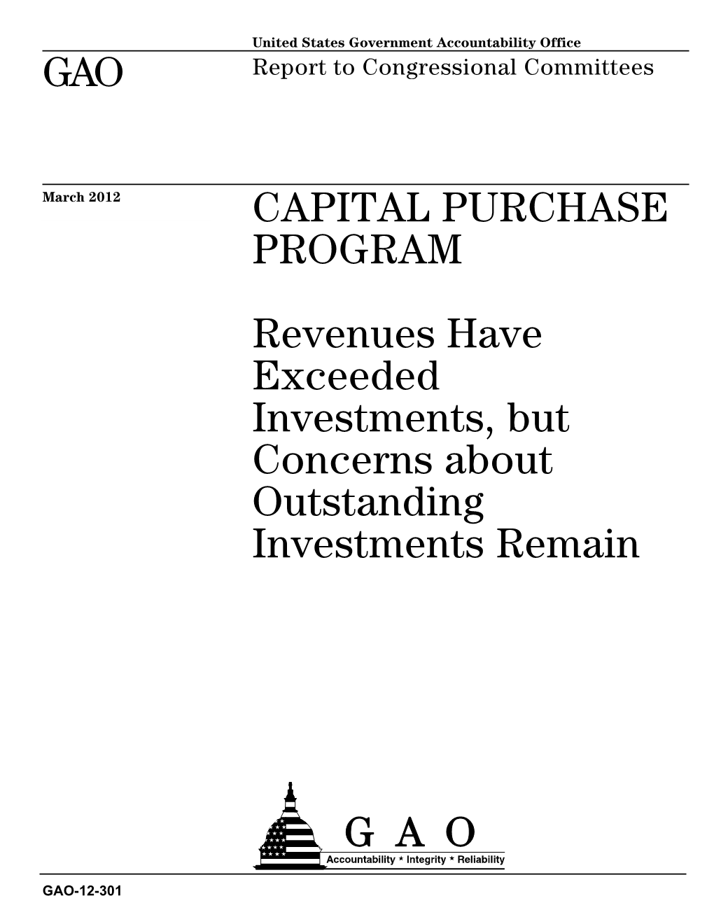 Capital Purchase Program