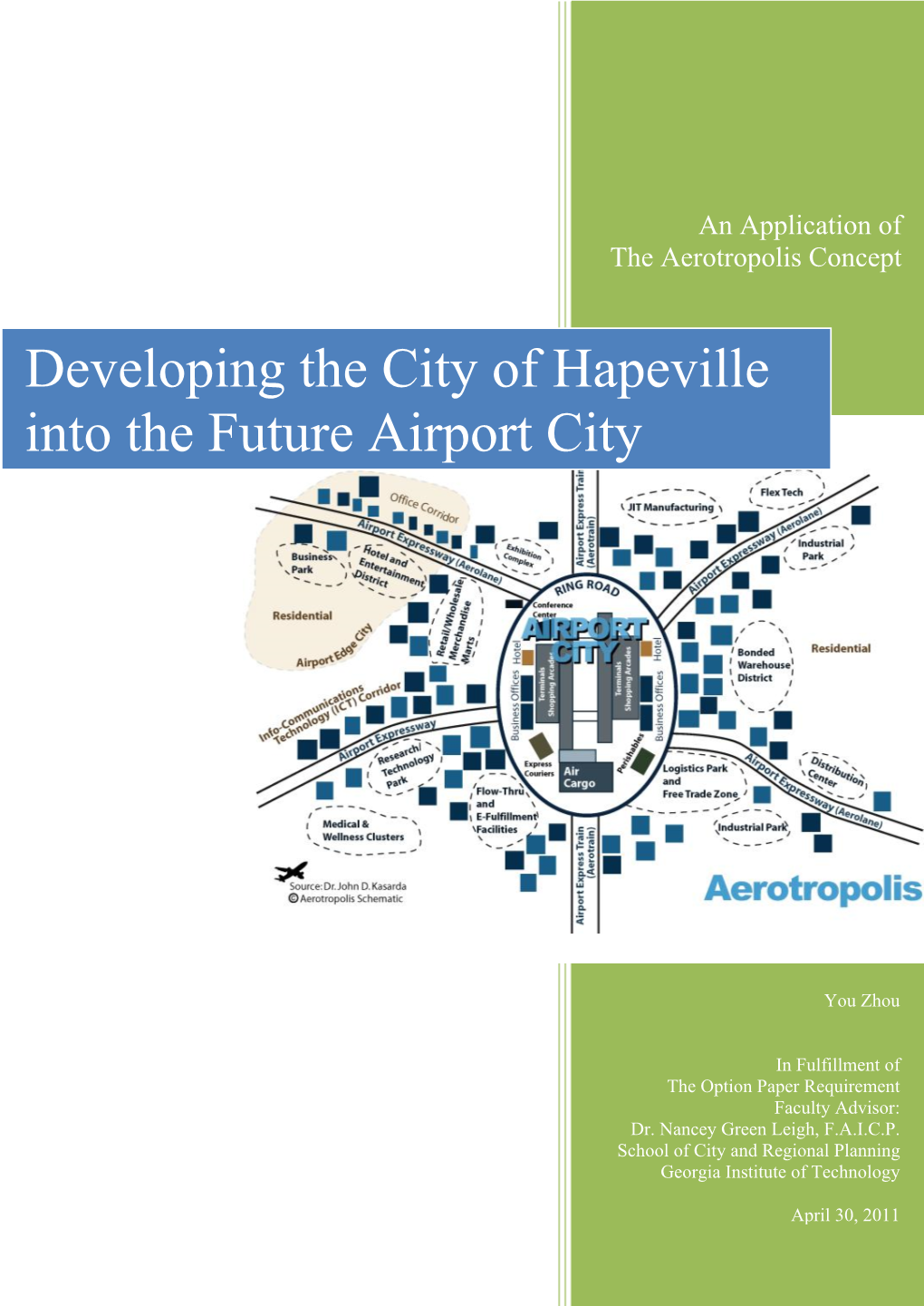 Youzhou Developing the City of Hapeville Into the Future Airport