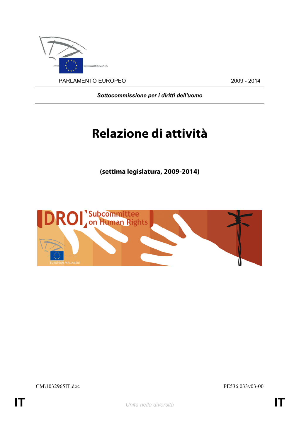 Relazione Di Attività