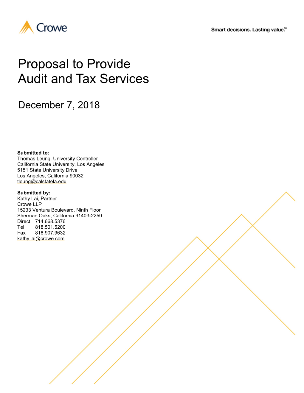 Crowe Proposal