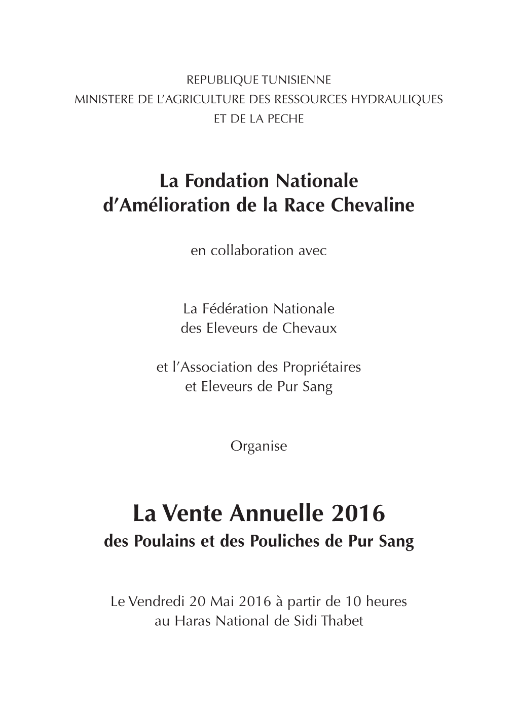 Catalogue De La Vente Annuelle 2016.Pdf