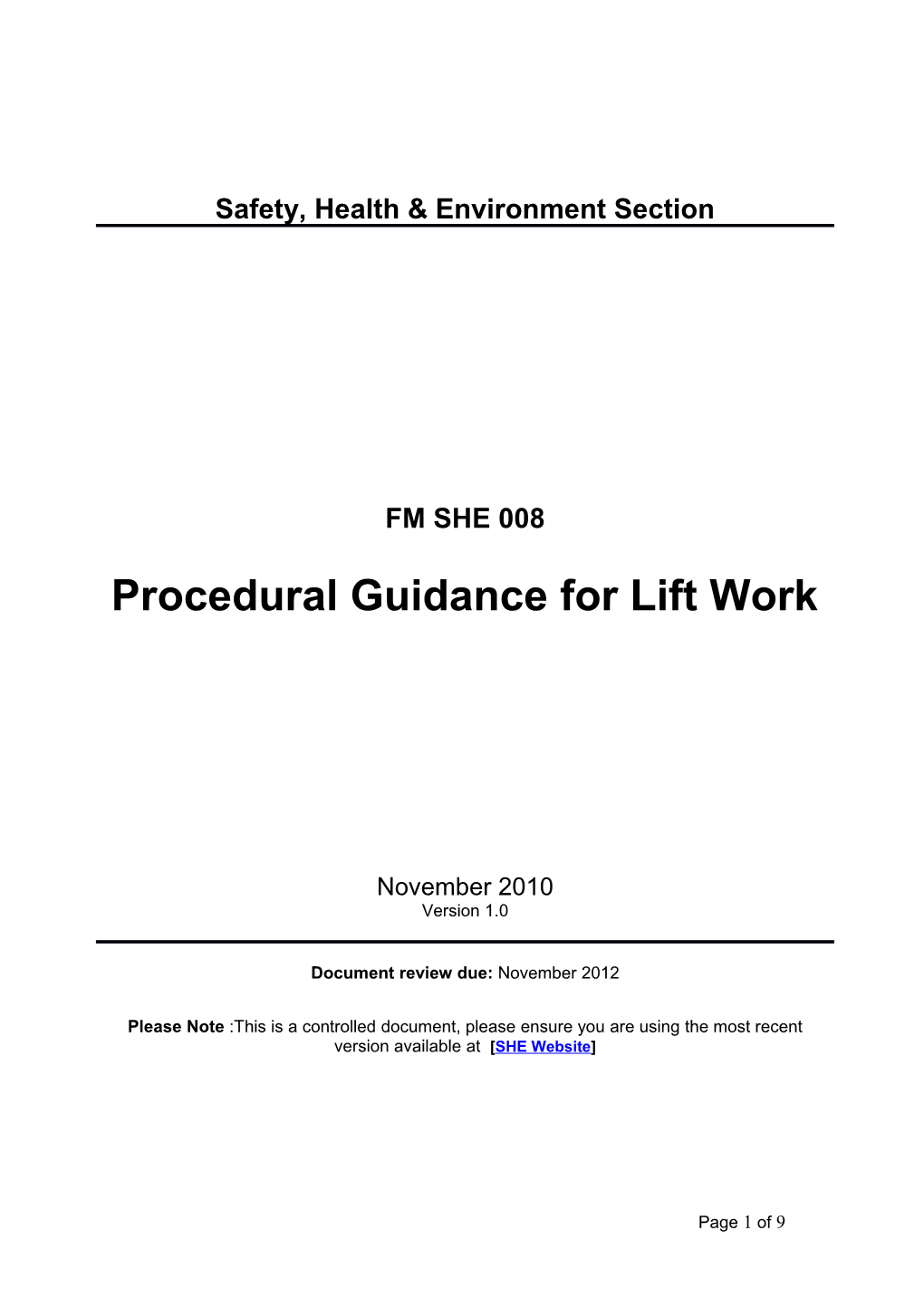 Procedure for Work in Confined Spaces s1