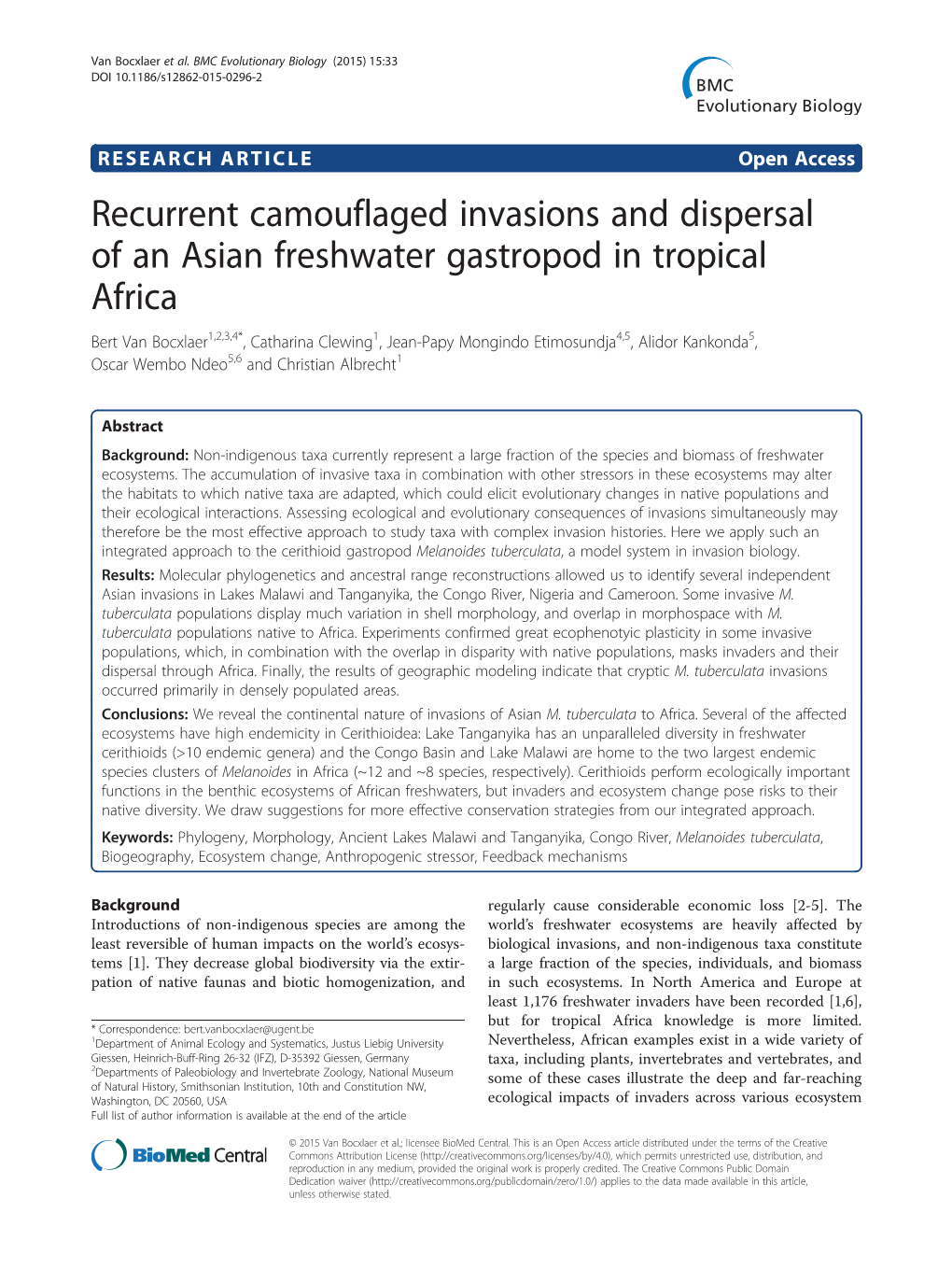 Recurrent Camouflaged Invasions and Dispersal of an Asian Freshwater