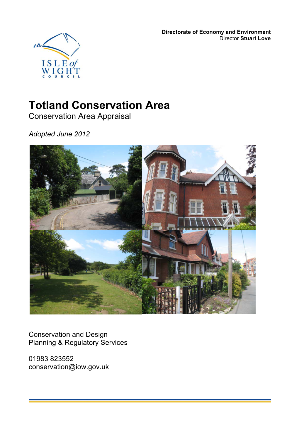Totland Bay Conservation Area Character Appraisal