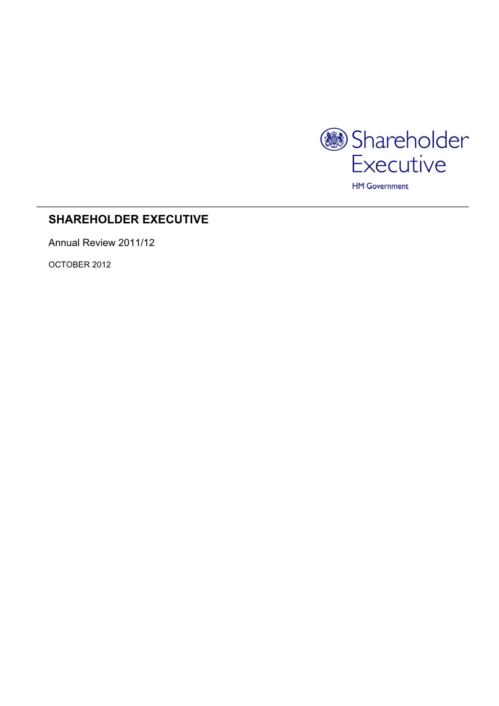 Shareholder Executive