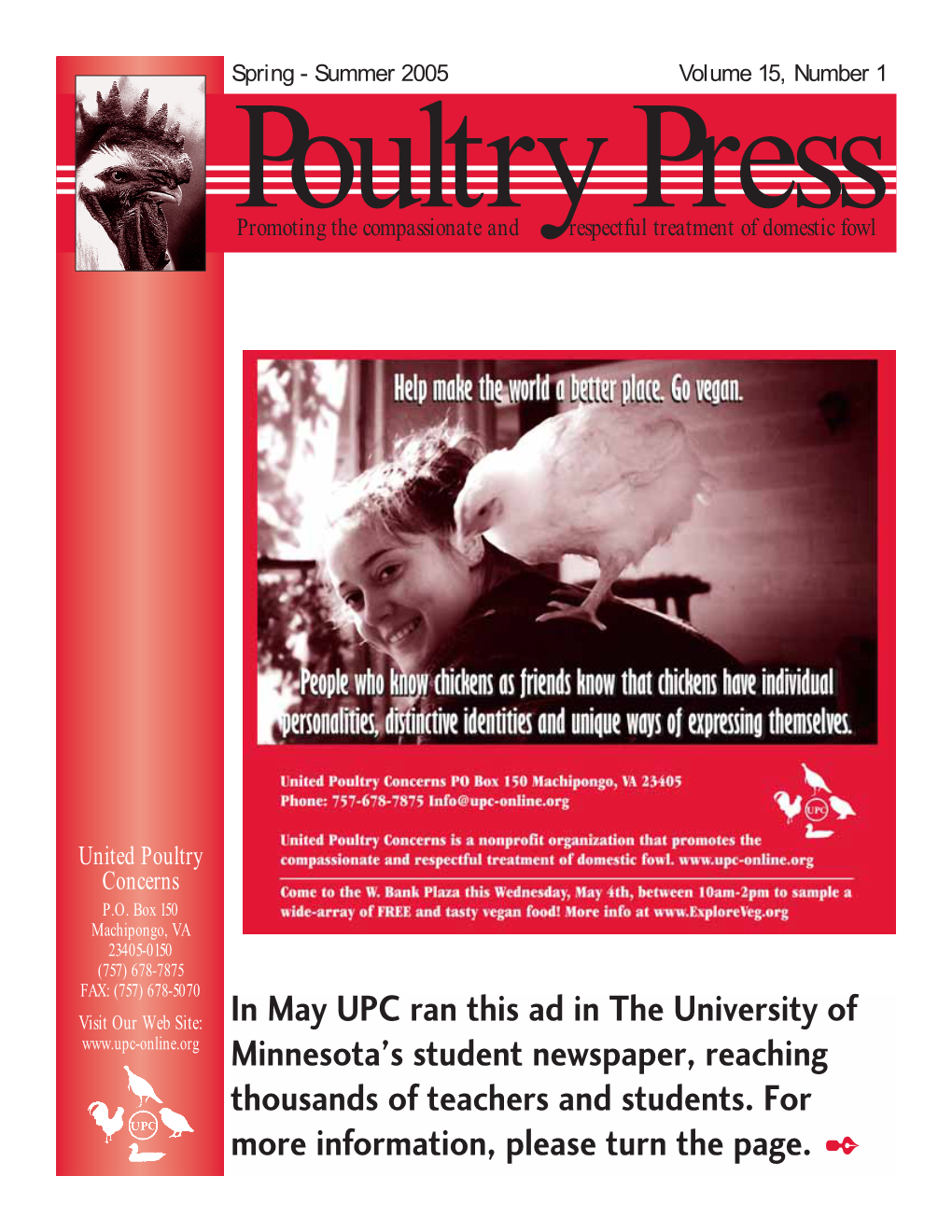 UPC Spring-Summer 2005 Poultry Press