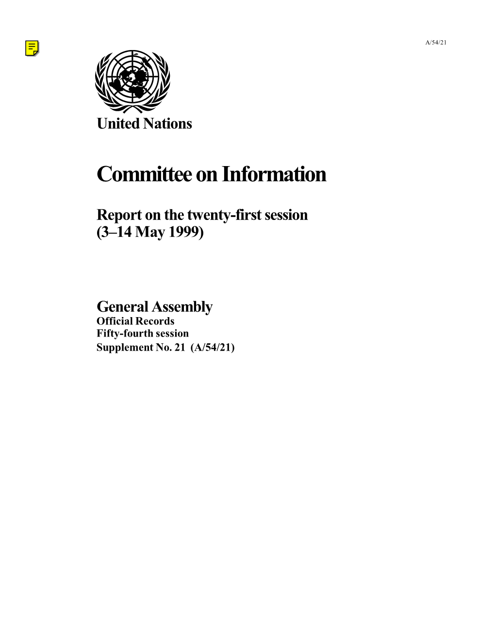 Committee on Information