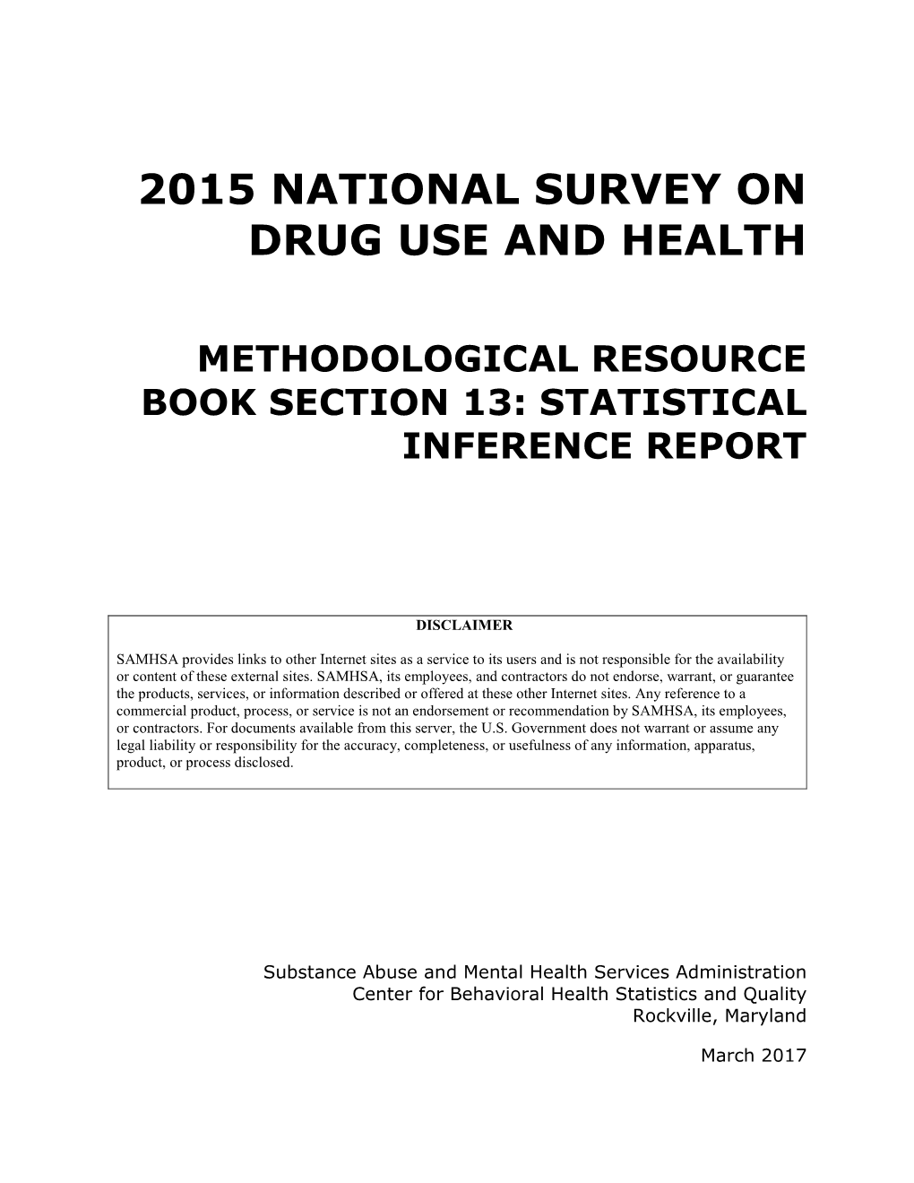 NSDUH MRB Statistical Inference Report