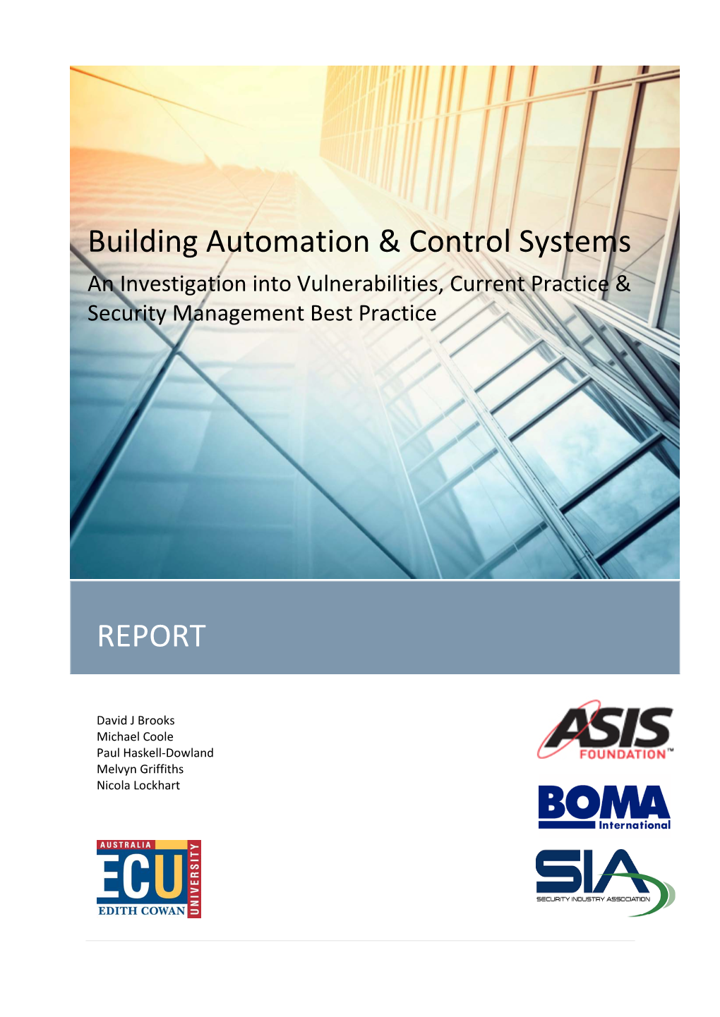 Building Automation & Control Systems REPORT