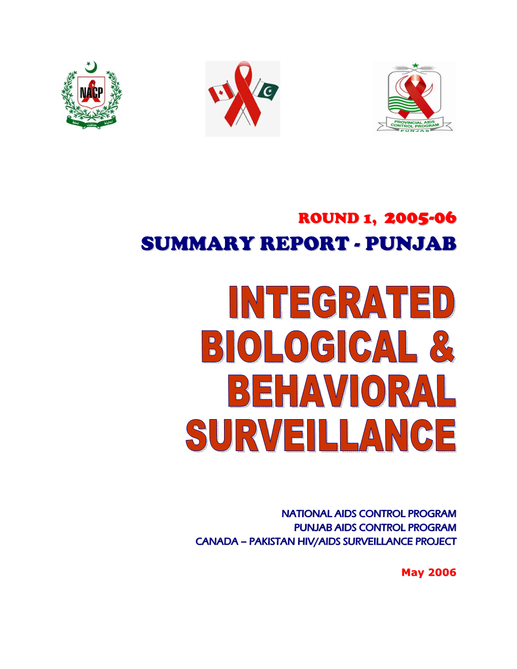 Punjab Aids Control Program Canada – Pakistan Hiv/Aids Surveillance Project