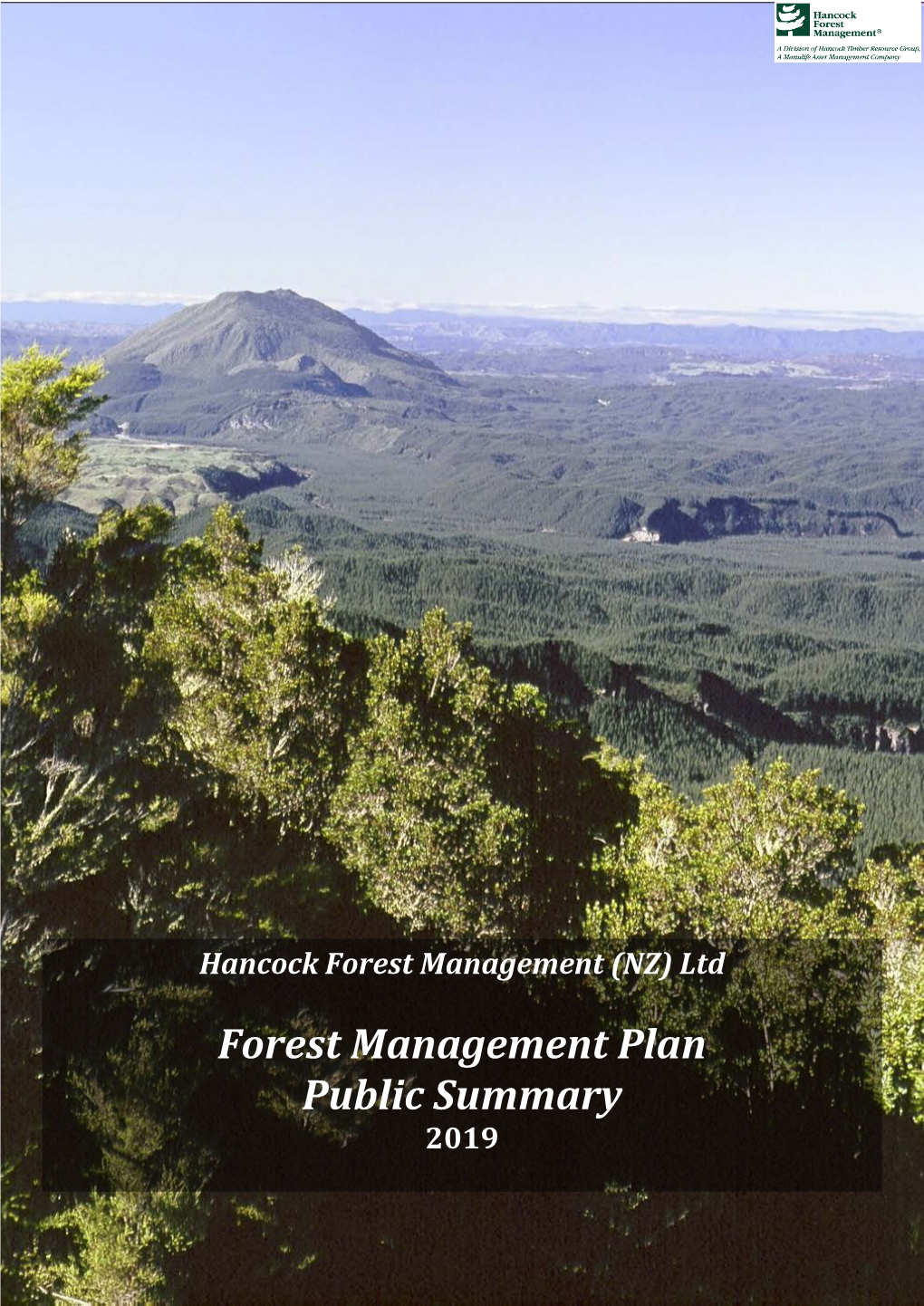 Forest Management Plan Public Summary 2019