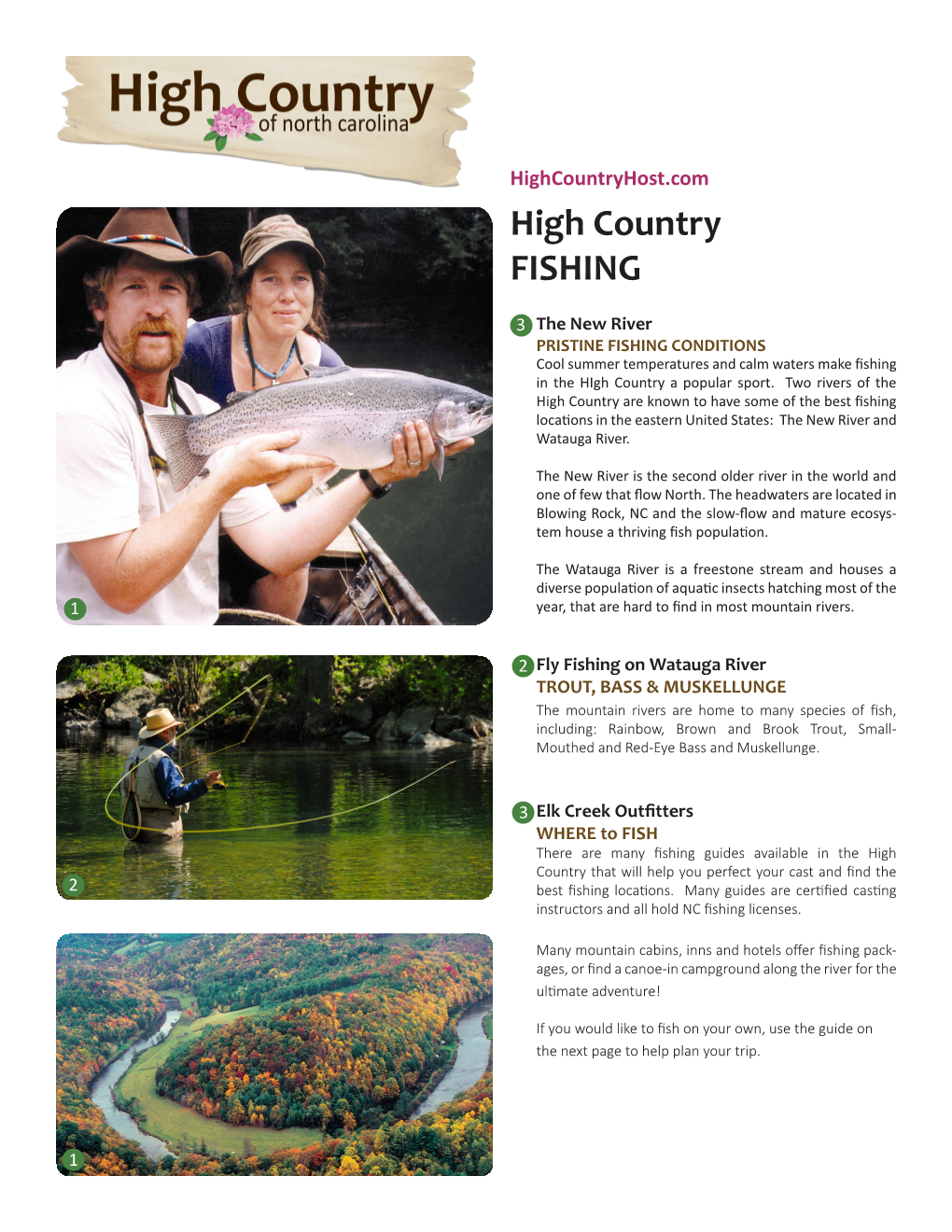 NC High Country Fishing