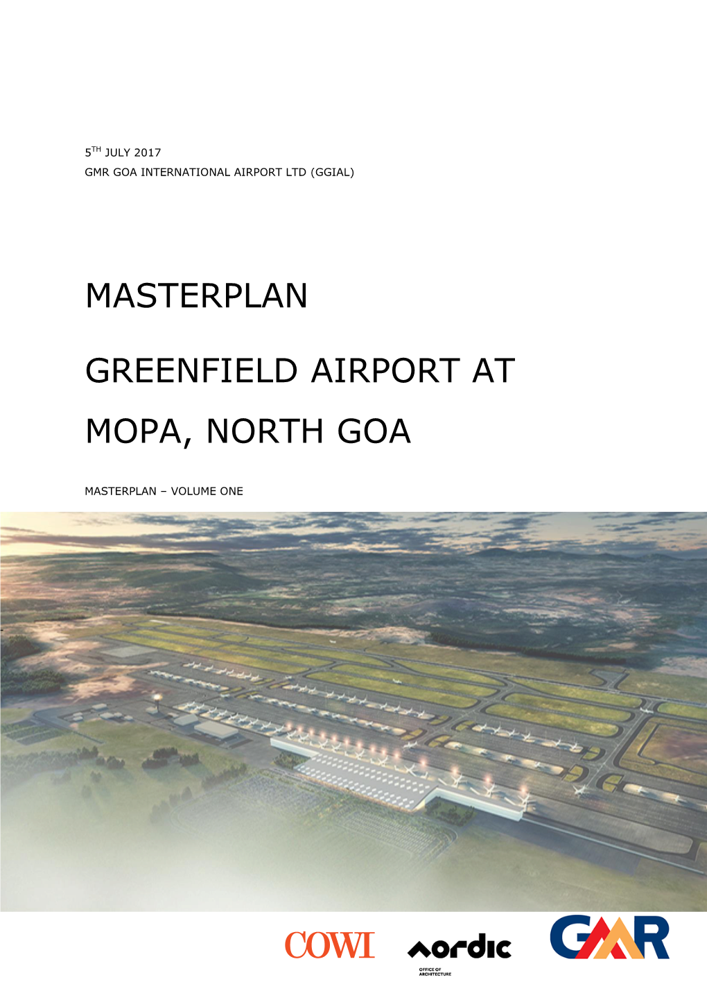 Masterplan Greenfield Airport at Mopa, North