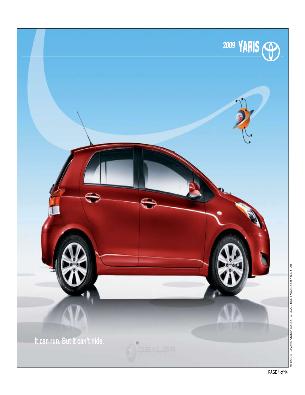 2009 Toyota Yaris Brochure