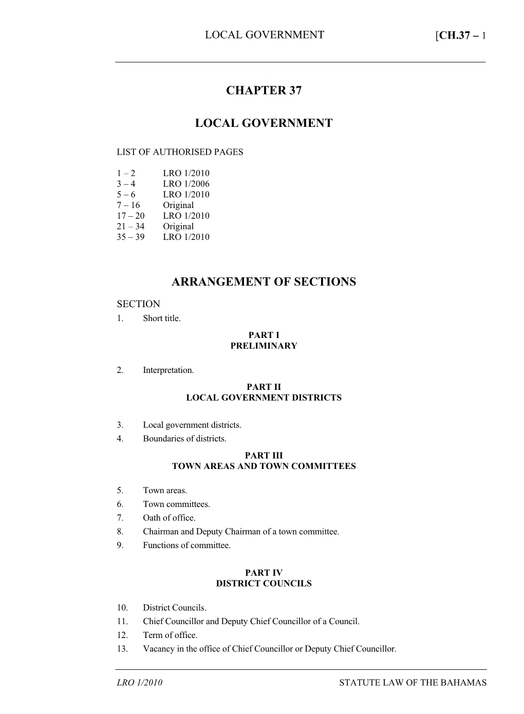 Local Government [Ch.37 – 1