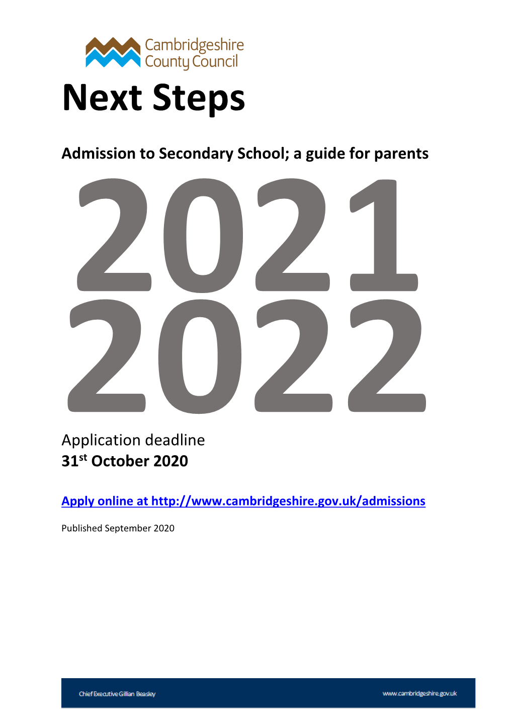 County Admissions Guide