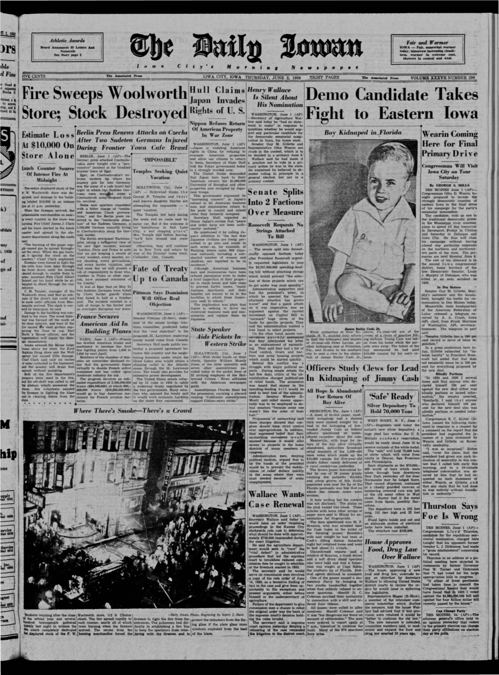 Daily Iowan (Iowa City, Iowa), 1938-06-02