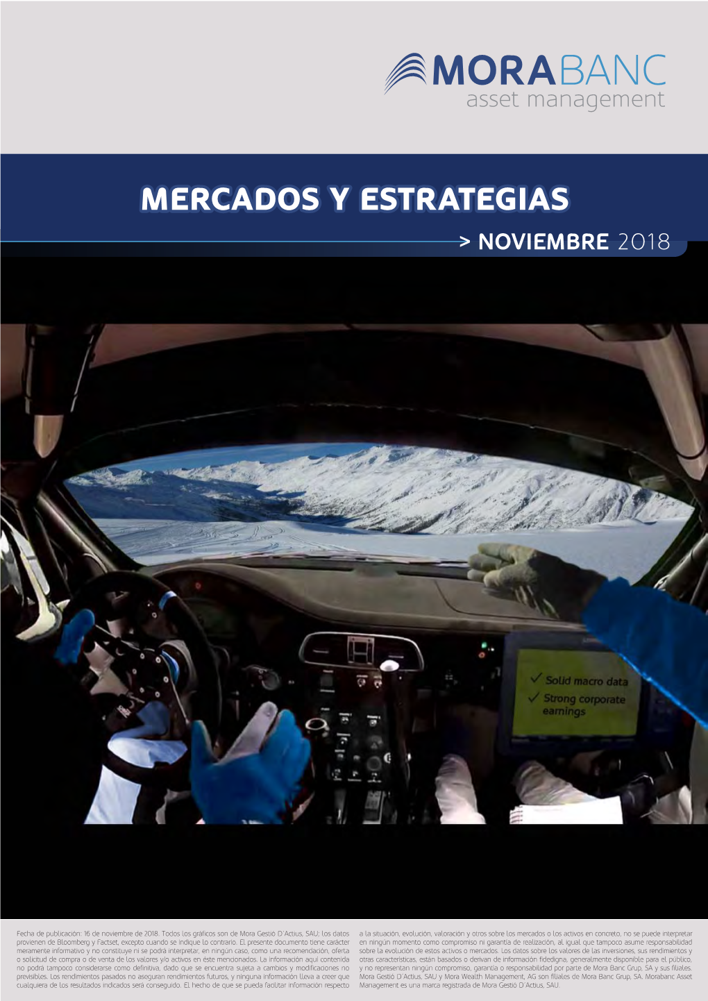 Morabanc Mercados Y Estrategias 2018 (ESP) Noviembre