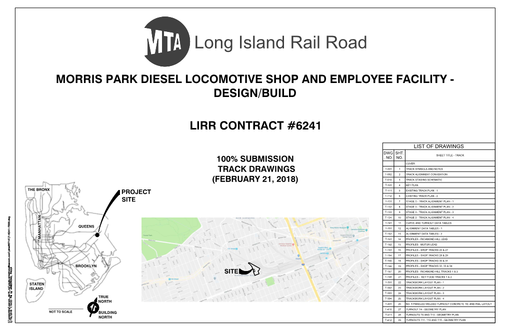 Morris Park Diesel Locomotive Shop and Employee Facility - Design/Build