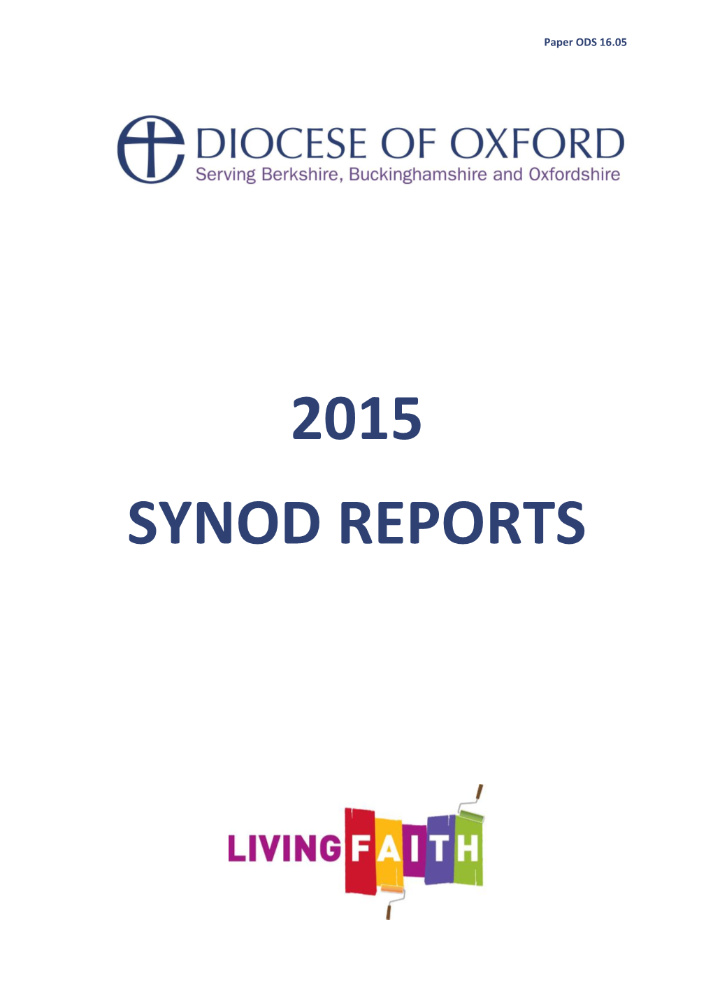 2015 Synod Reports