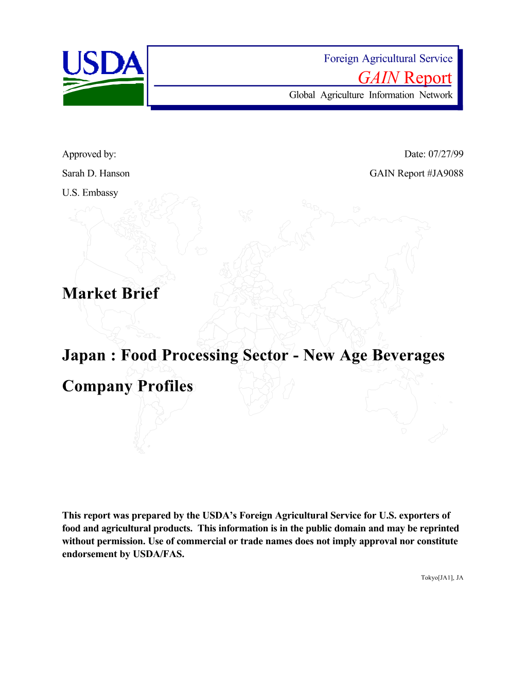 New Age Beverages Company Profiles