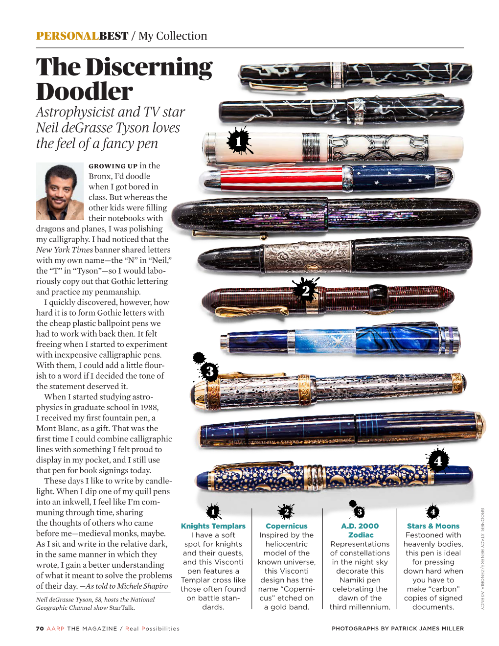 The Discerning Doodler Astrophysicist and TV Star Neil Degrasse Tyson Loves the Feel of a Fancy Pen 1