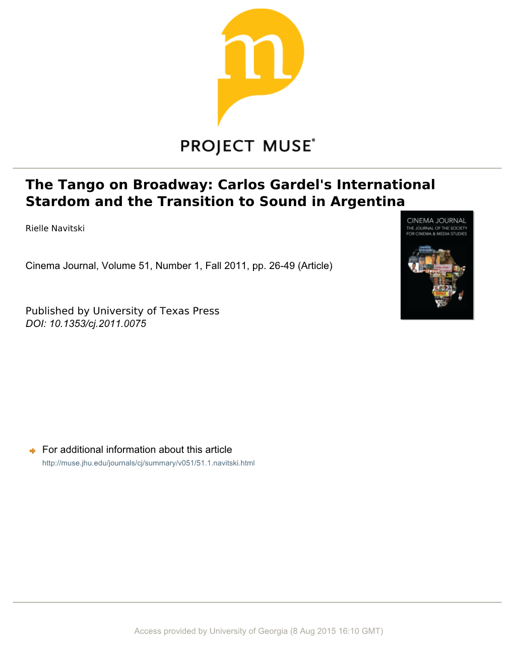 Tango on Broadway.Pdf