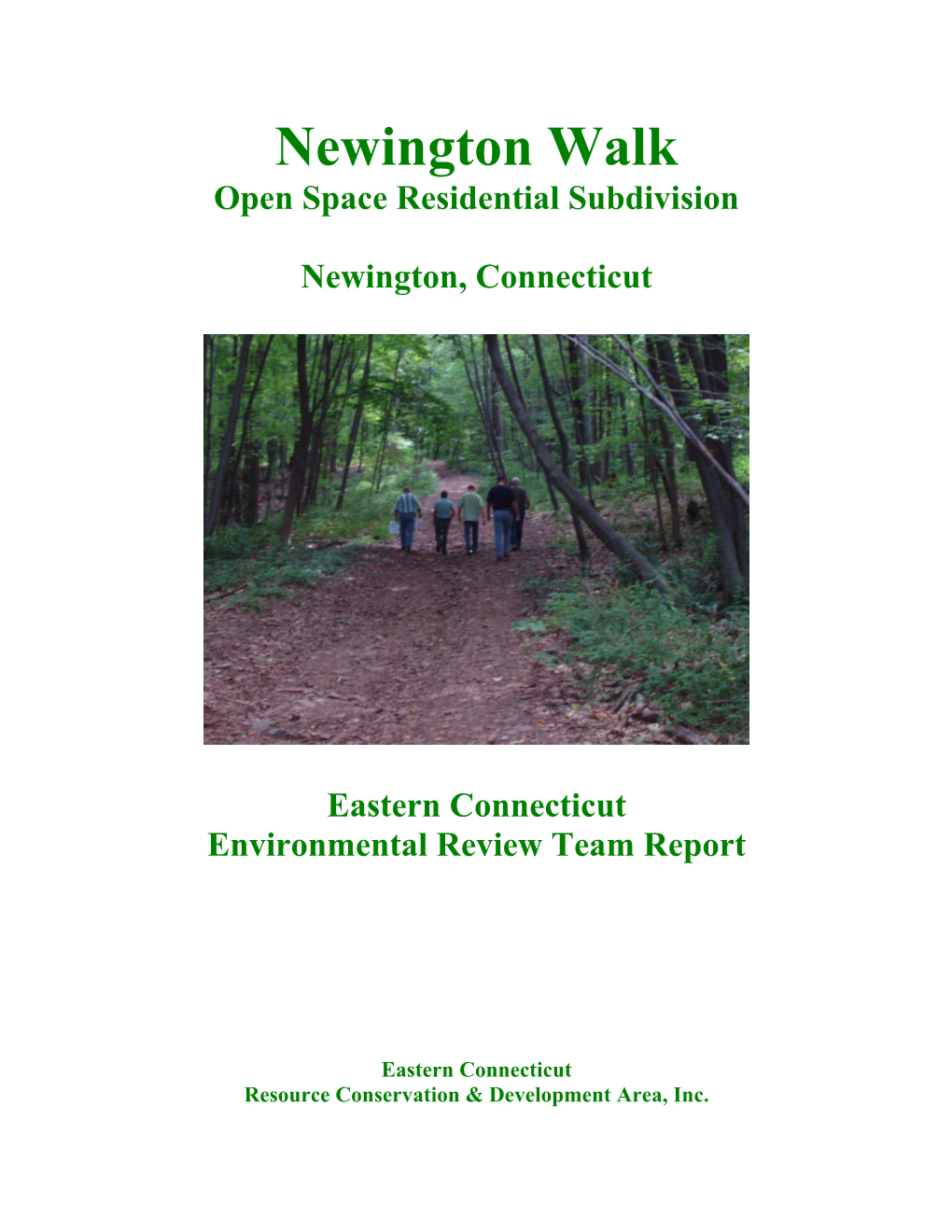 Newington Walk Open Space Residential Subdivision