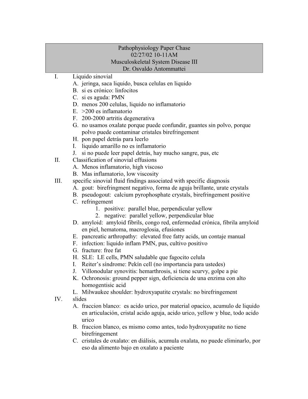 Pathophysiology Paper Chase s1