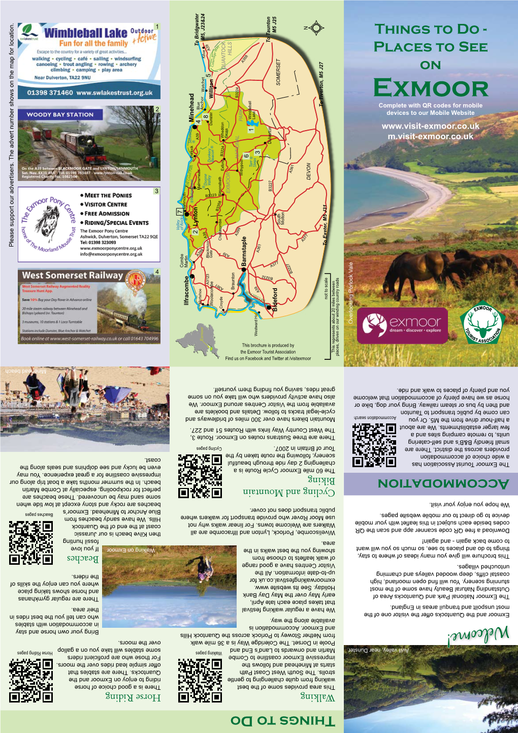 Exmoor Complete with QR Codes for Mobile 2 Blue Anchor Devices to Our Mobile Website 8 4