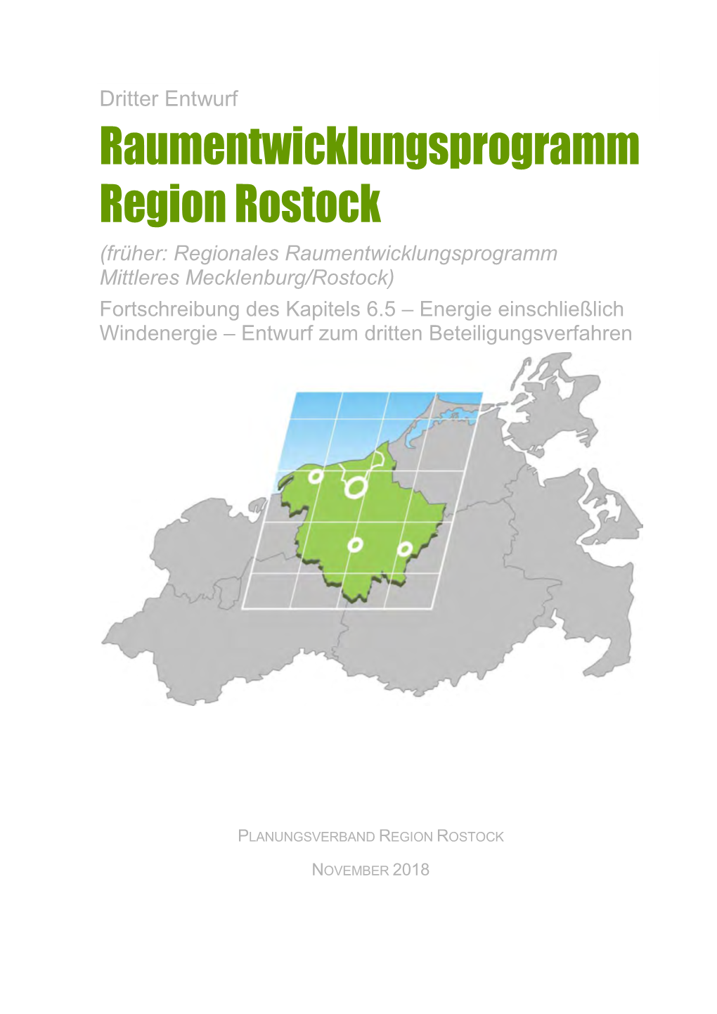 Dritter Entwurf Zur RREP-Fortschreibung