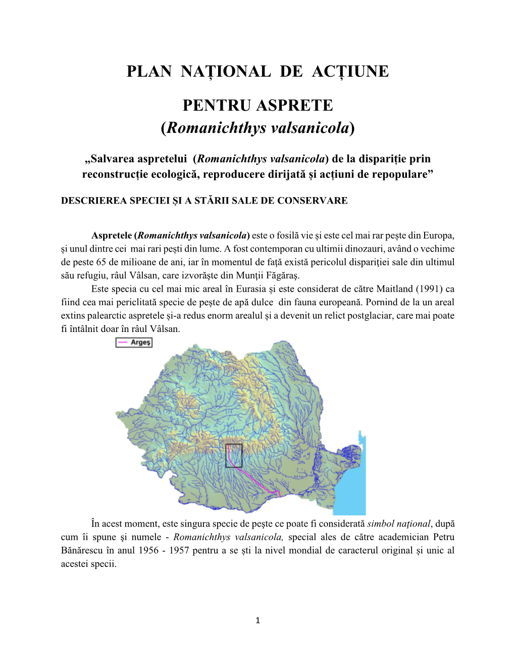 Plan Național De Acțiune Pentru Asprete