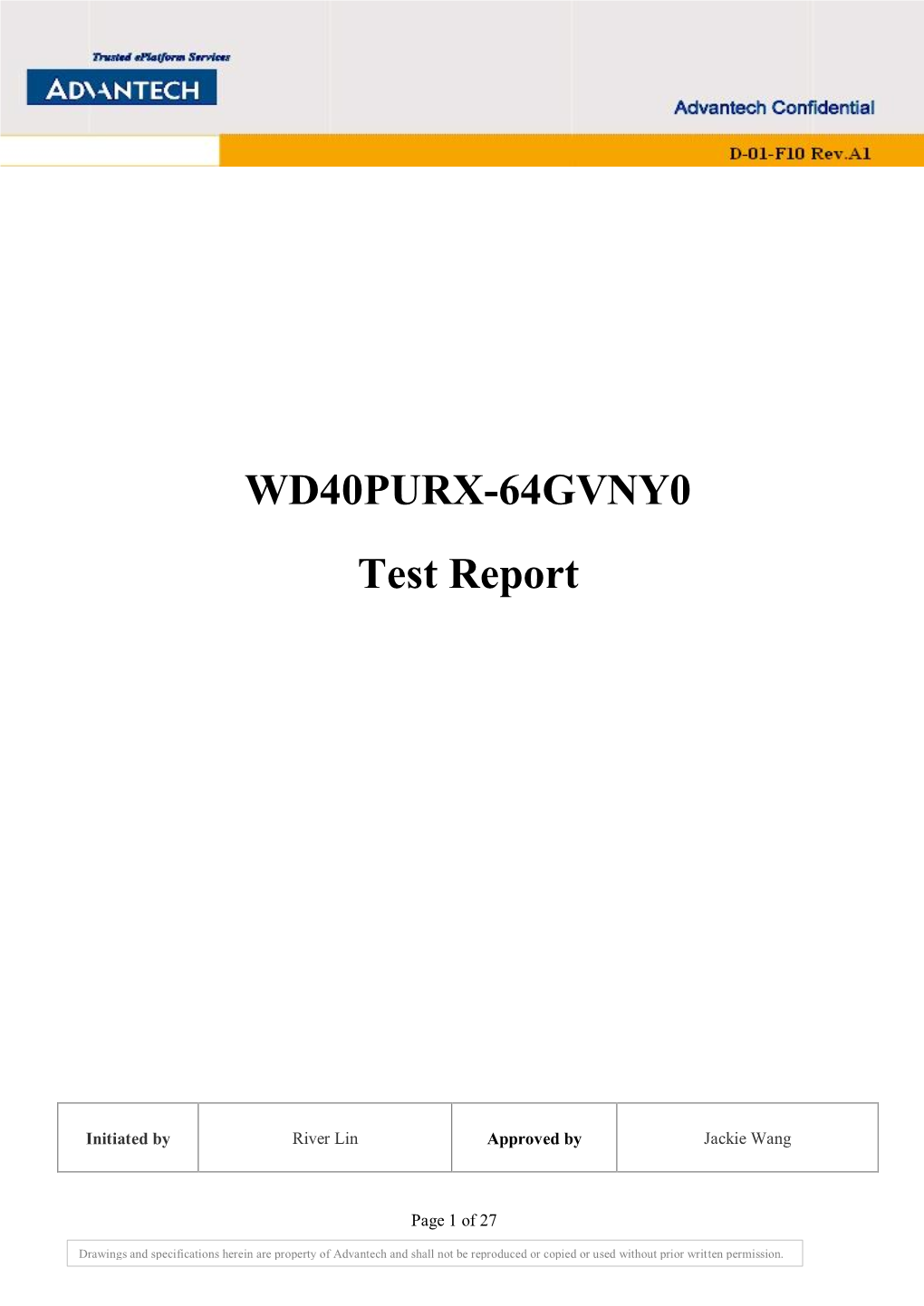 WD40PURX-64GVNY0 Test Report