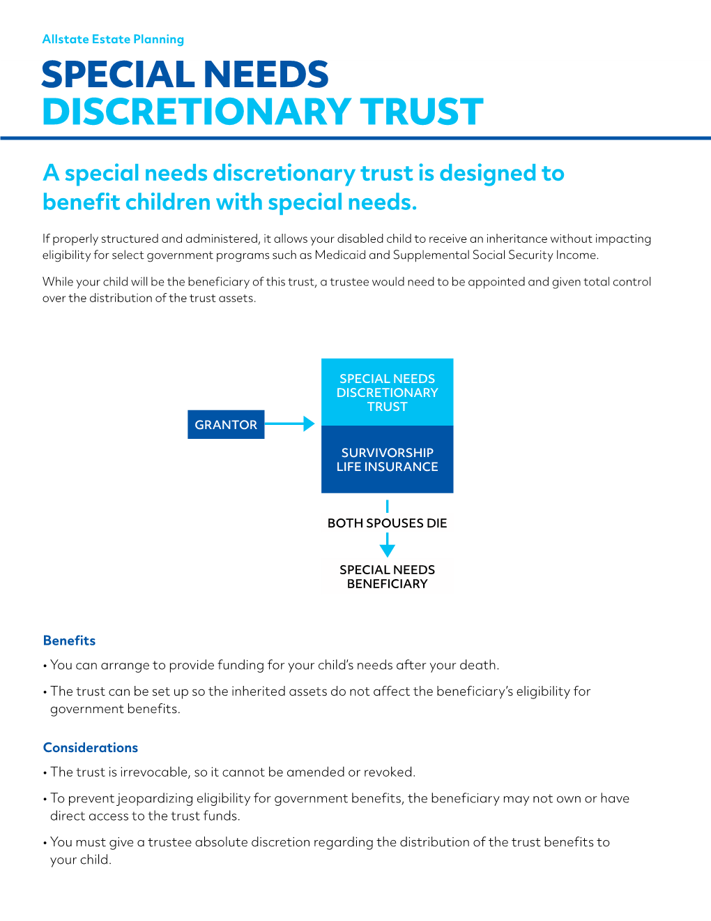 Special Needs Discretionary Trust