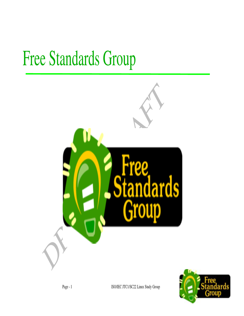 Free Standards Group