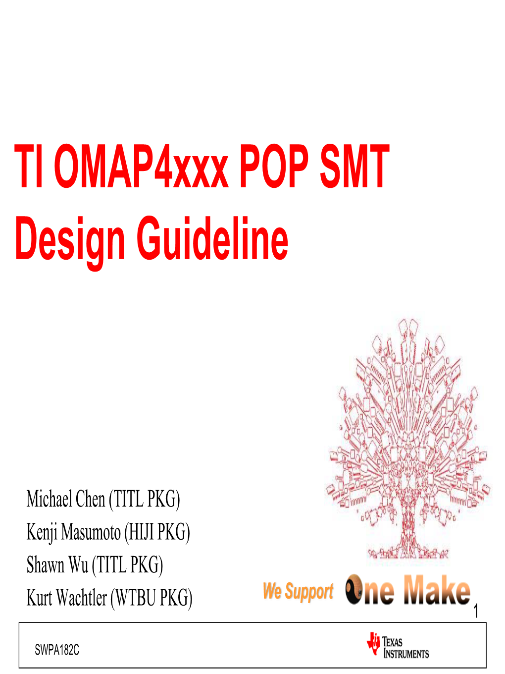 TI OMAP4430 POP SMT Design Guideline (Rev. C)