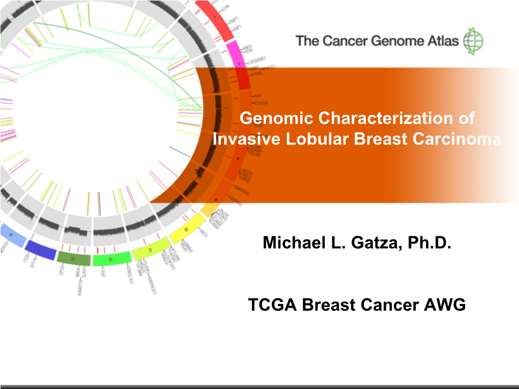 Genomic Characterization of Invasive Lobular Breast Carcinoma