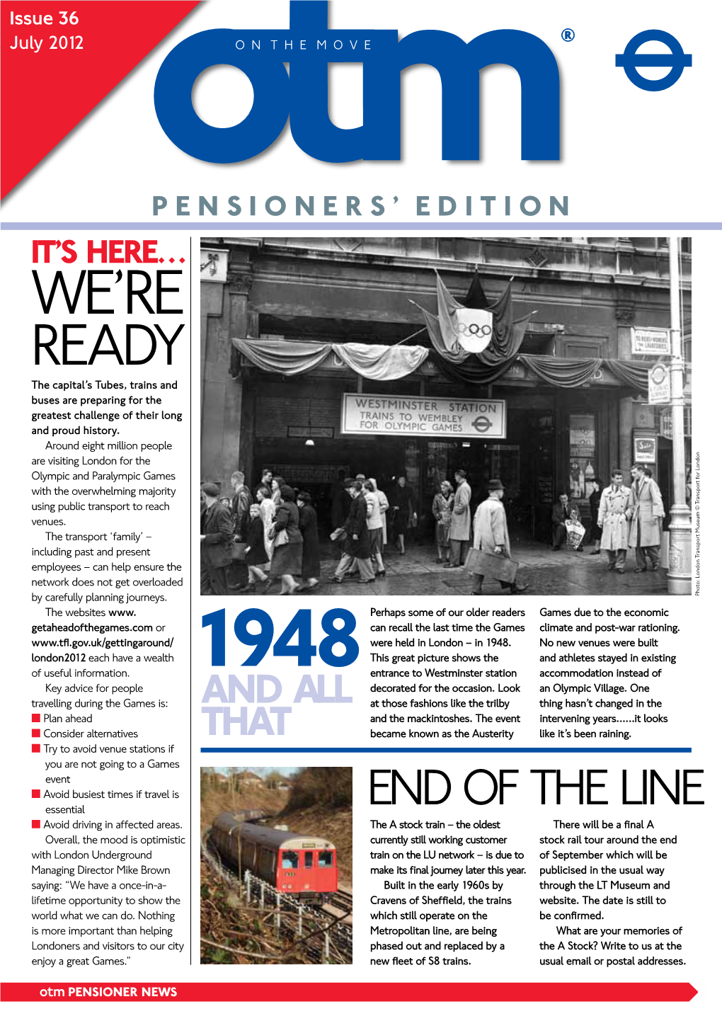 On the Move Pensioners Edition July 2012