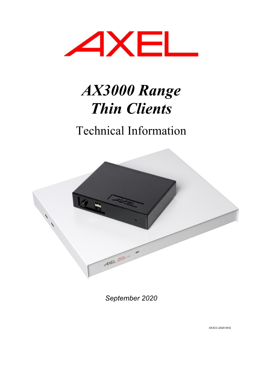 AX3000 Range Thin Clients