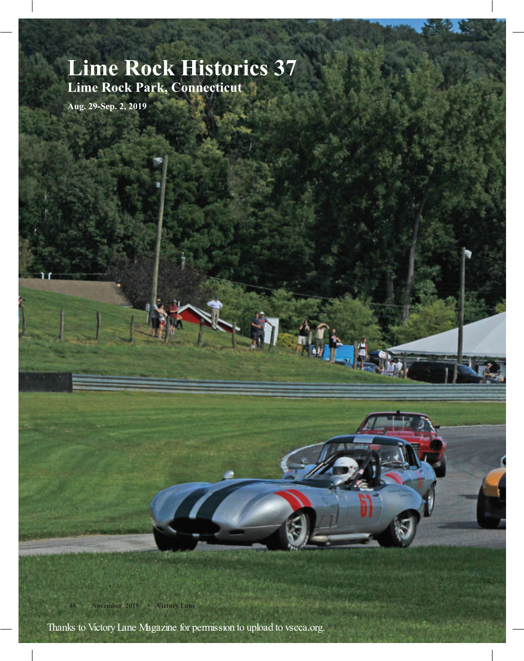 Lime Rock Historics 37 Lime Rock Park, Connecticut Aug