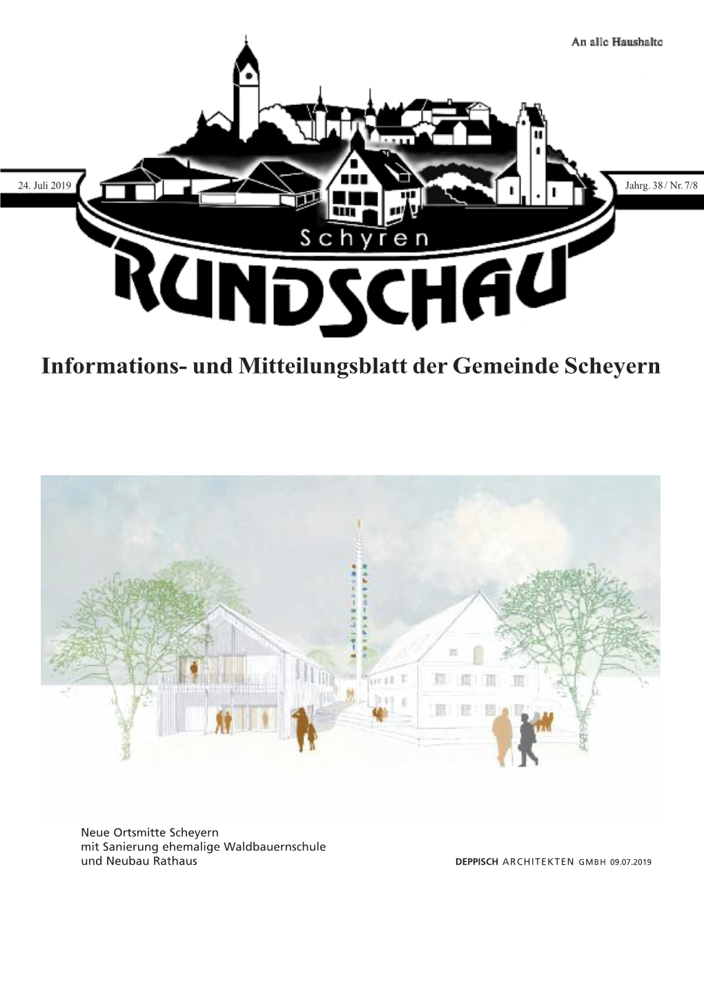 Informations- Und Mitteilungsblatt Der Gemeinde Scheyern