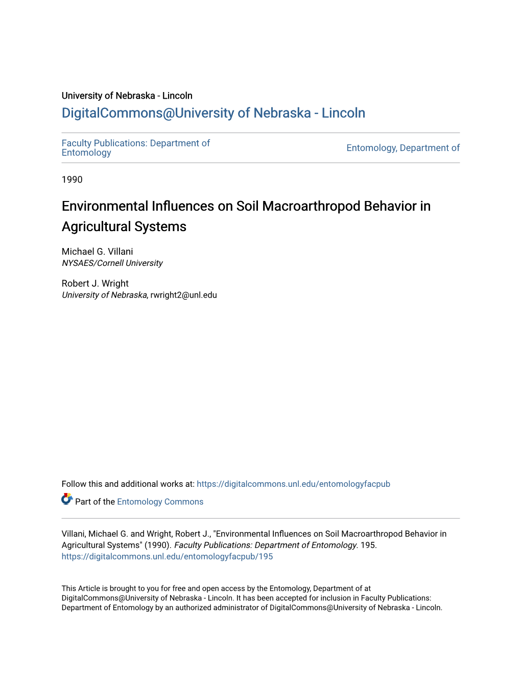 Environmental Influences on Soil Macroarthropod Behavior in Agricultural Systems