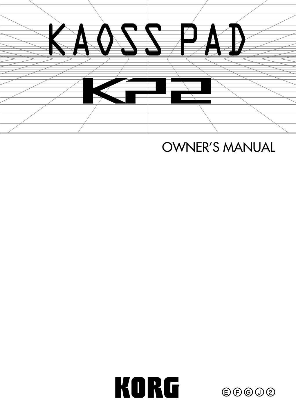 KP2 Owner's Manual