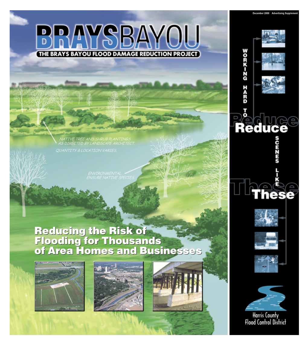 Brays Bayou Flood Damage Reduction Plan WORKING TOGETHER