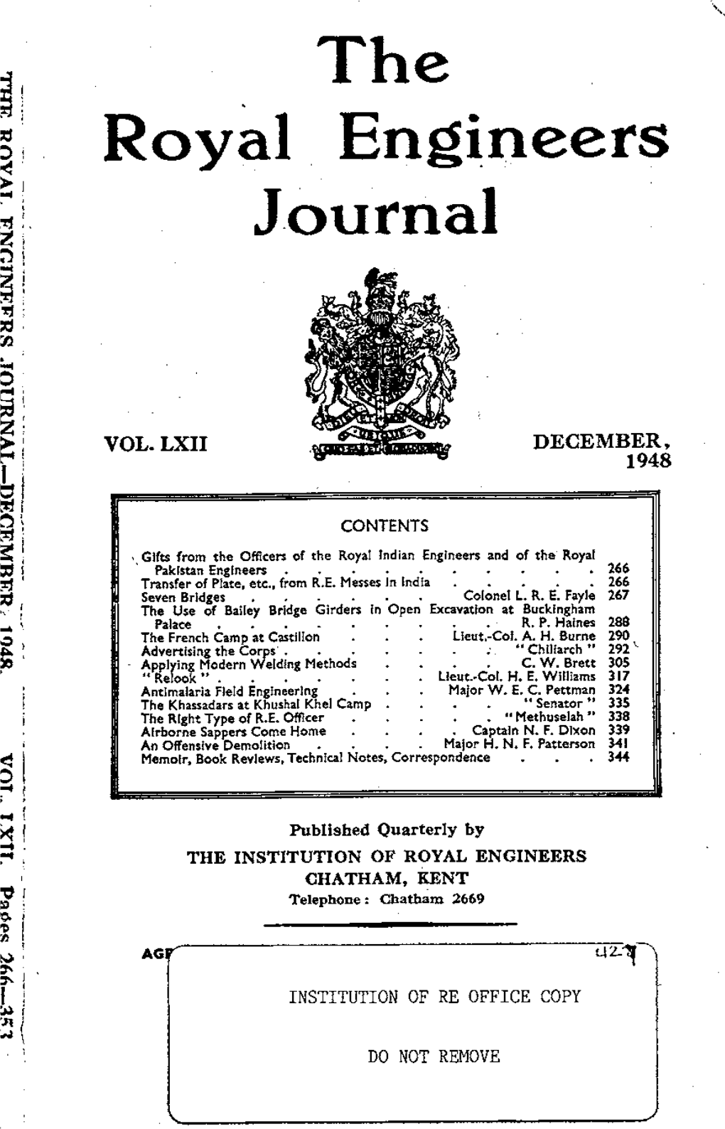 The Royal Engineers Journal