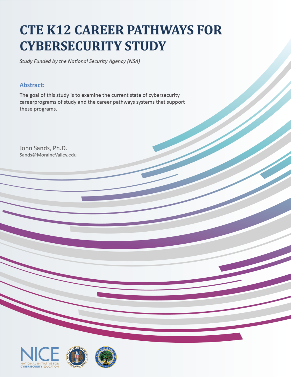 Cte K-12 Career Pathways for Cybersecurity Study 1