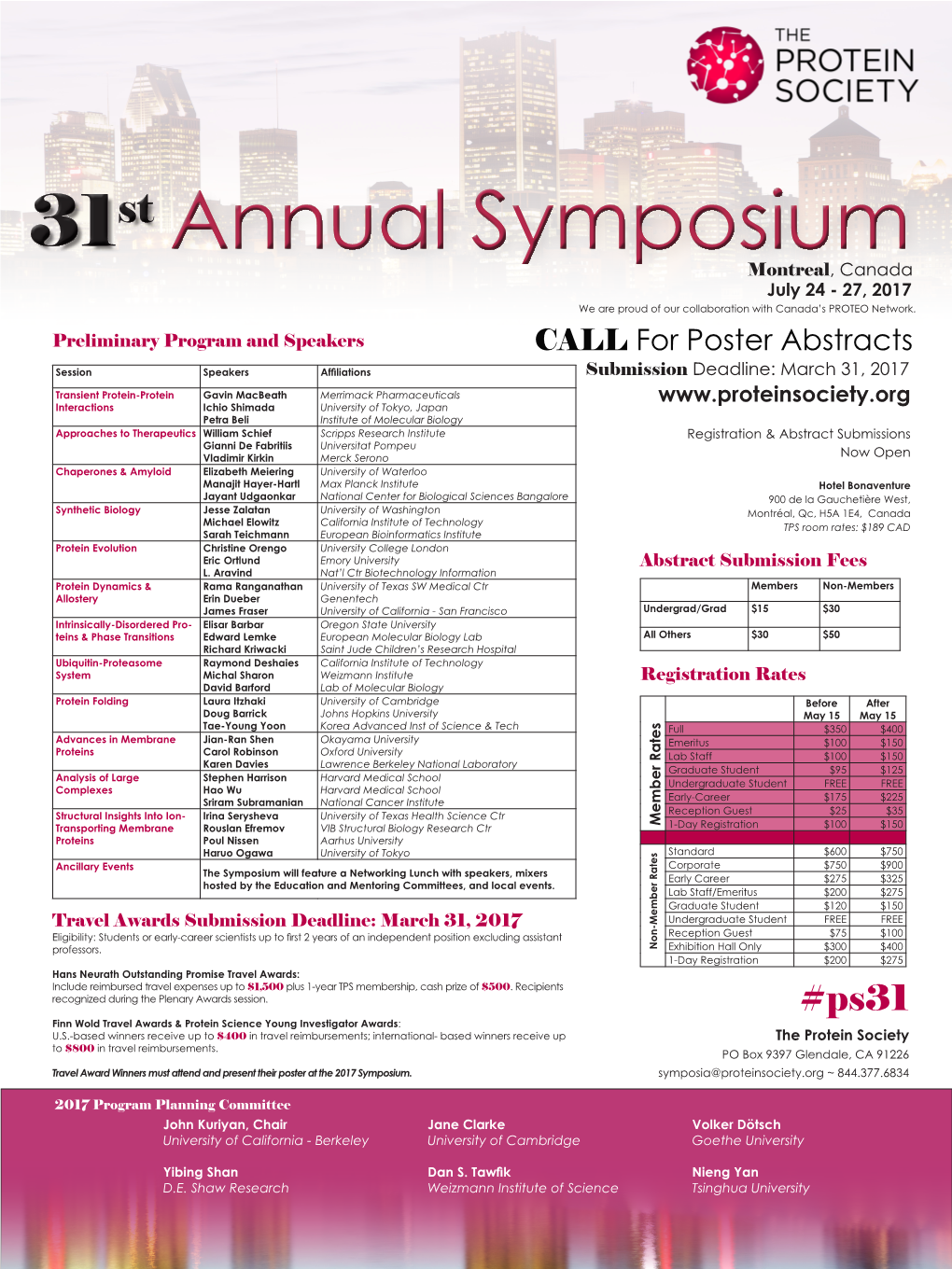 CALL for Poster Abstracts